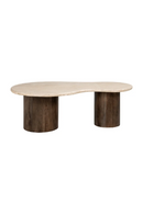 Organic-Shaped Travertine Coffee Table | Richmond Interiors Douglas | Oroatrade.com
