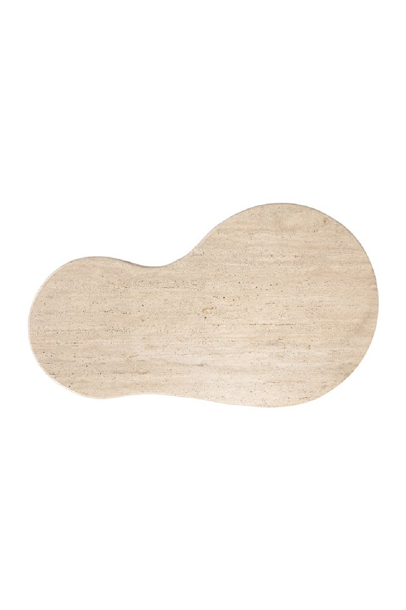 Organic-Shaped Travertine Coffee Table | OROA Douglas | Oroatrade.com