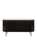 Oval Travertine Sideboard | Richmond Interiors Hampton | Oroatrade.com