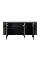 Oval Travertine Sideboard | Richmond Interiors Hampton | Oroatrade.com