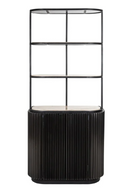 Black Wooden Modern Cabinet | Richmond Interiors Hampton | Oroatrade.com