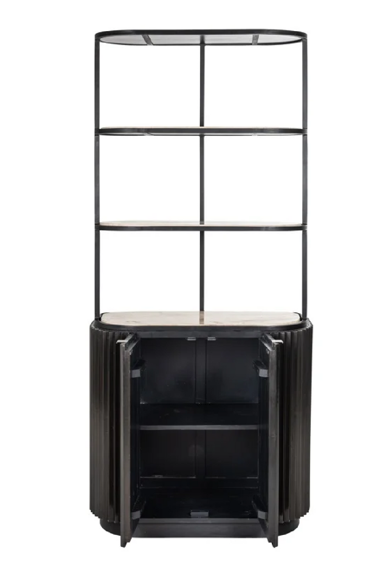 Black Wooden Modern Cabinet | OROA Hampton | Oroatrade.com