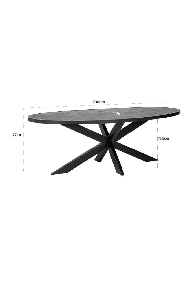 Oval Stone Dining Table | OROA Scotch | Oroatrade.com