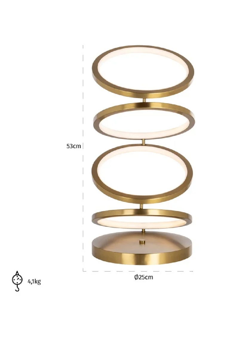 Gold Modern Table lamp | OROA Jaimin | Oroatrade.com