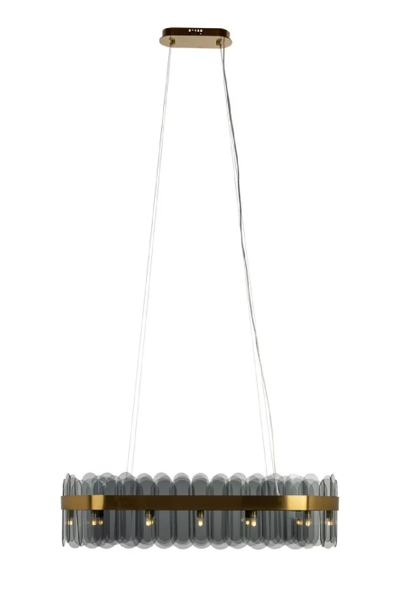 Smoked Glass Hanging lamp | OROA Julio | Oroatrade.com