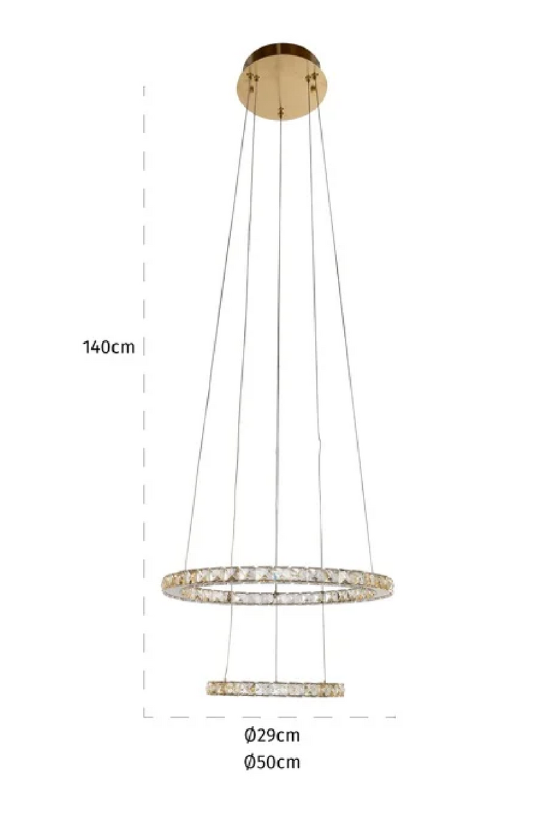 Gold Ring Hanging Lamp | OROA Alba | Oroatrade.com