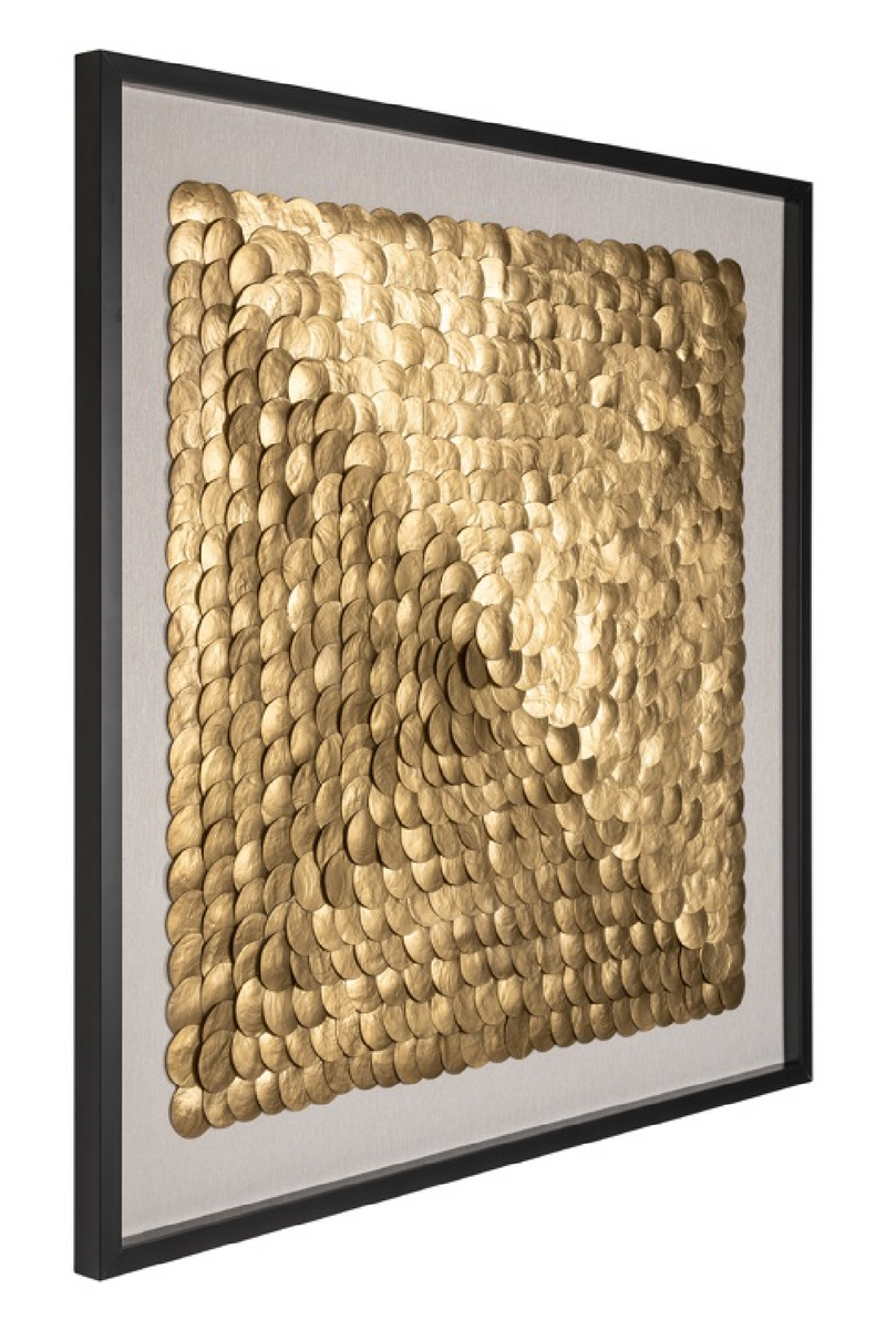 Framed Golden Wall Art | OROA May | Oroatrade.com