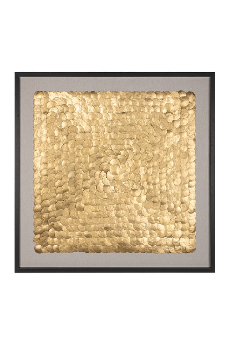 Framed Golden Wall Art | OROA May | Oroatrade.com