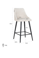 Modern Minimalist Counter Stools (2) | Richmond Interiors Brooke | Oroatrade.com