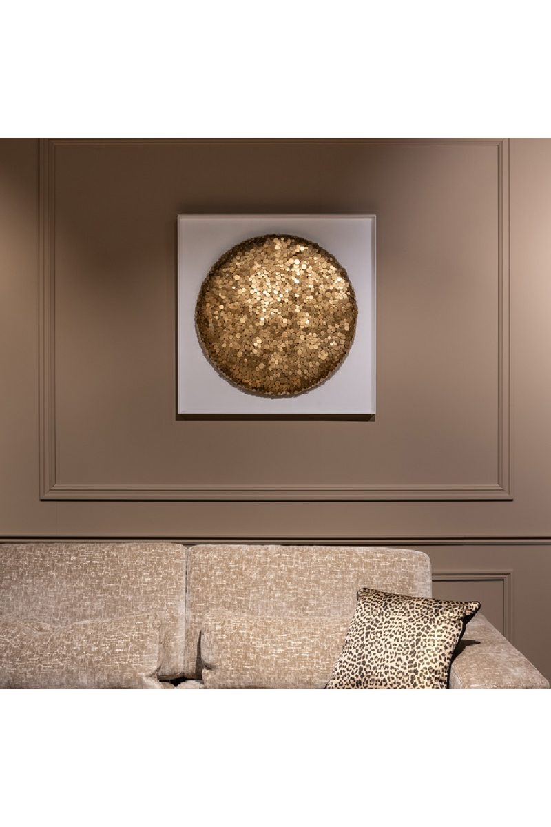 Gold Round Wall Art | OROA Maya | Oroatrade.com