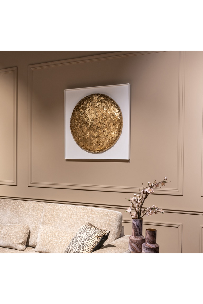 Gold Round Wall Art | OROA Maya | Oroatrade.com