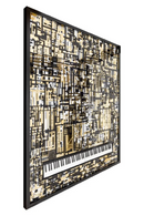 Black & Gold Wall Art | Richmond Interiors Piano | Oroatrade.com