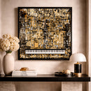 Black & Gold Wall Art | Richmond Interiors Piano