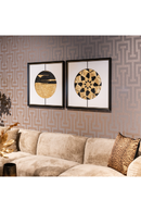 Gold & Black Wall Art | Richmond Interiors Sun | Oroatrade.com