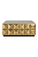 Gold Faceted Coffee Table | Richmond Interiors Collada | Oroatrade.com