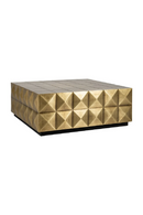 Gold Faceted Coffee Table | Richmond Interiors Collada | Oroatrade.com