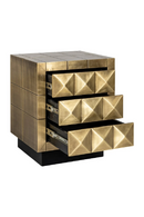 Gold Faceted Cabinet | Richmond Interiors Collada | Oroatrade.com