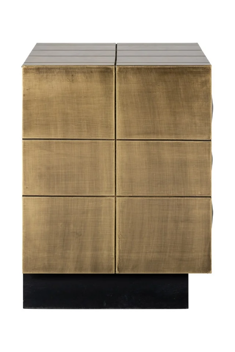 Gold Faceted Cabinet | OROA Collada | Oroatrade.com