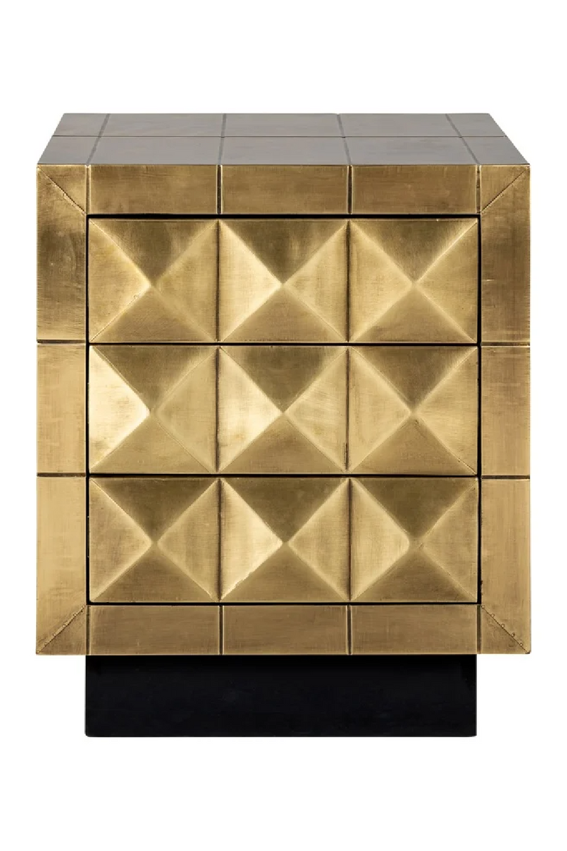 Gold Faceted Cabinet | OROA Collada | Oroatrade.com