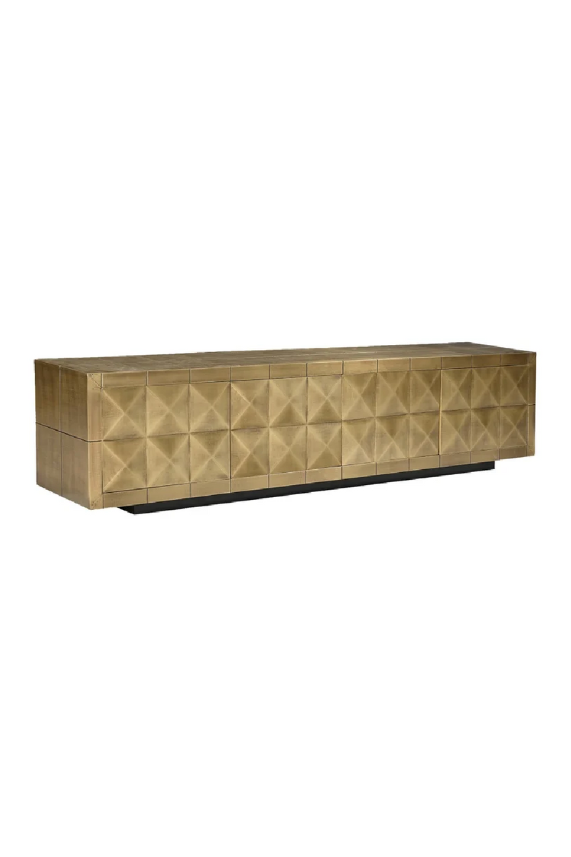 Gold Faceted TV Unit | OROA Collada | Oroatrade.com