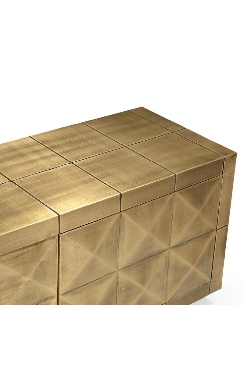 Gold Faceted TV Unit | OROA Collada | Oroatrade.com