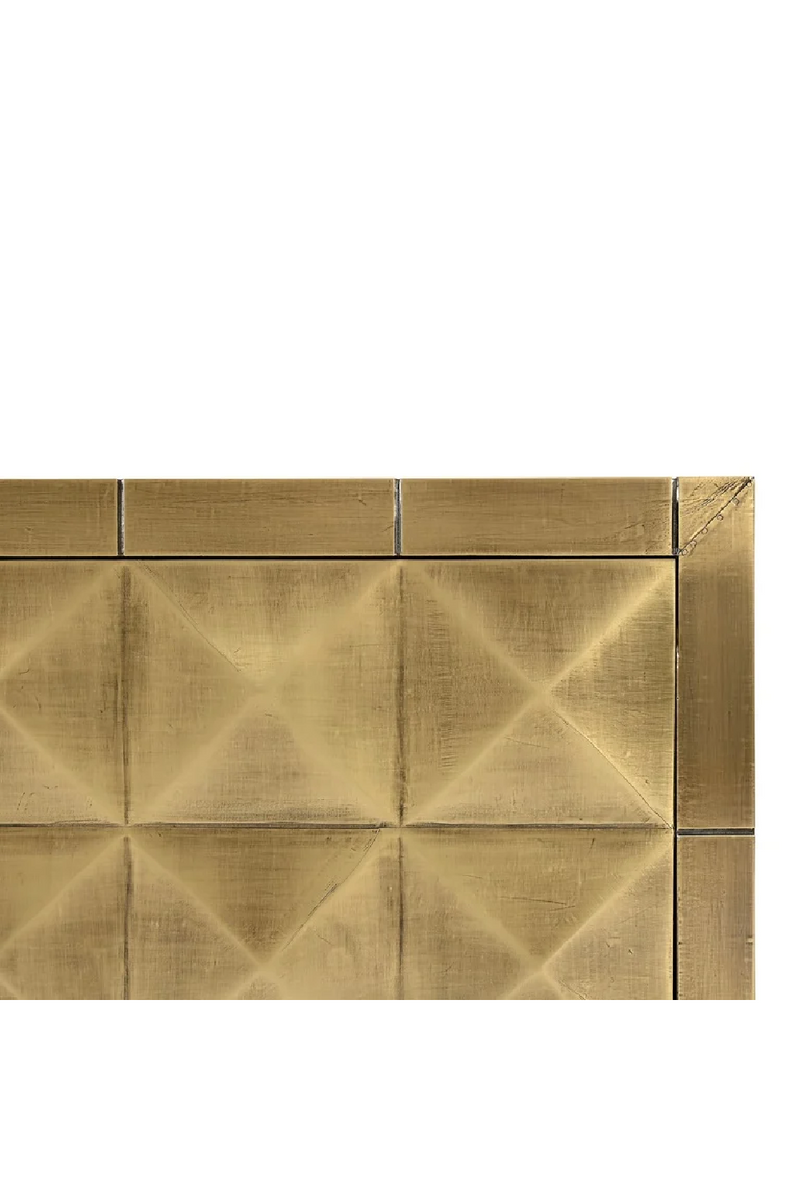 Gold Faceted TV Unit | OROA Collada | Oroatrade.com