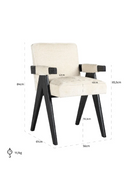 Modern White Dining Chair | Richmond Interiors Cooper | Oroatrade.com