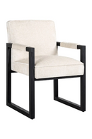 White Chenille Dining Chair | Richmond Interiors Beck | Oroatrade.com