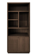 Brown Oak Bookcase | Richmond Interiors Oakura | Oroatrade.com