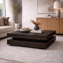 Brown Oak Coffee Table | Richmond Interiors Oakura