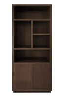 Brown Oak Bookcase | Richmond Interiors Oakura | Oroatrade.com