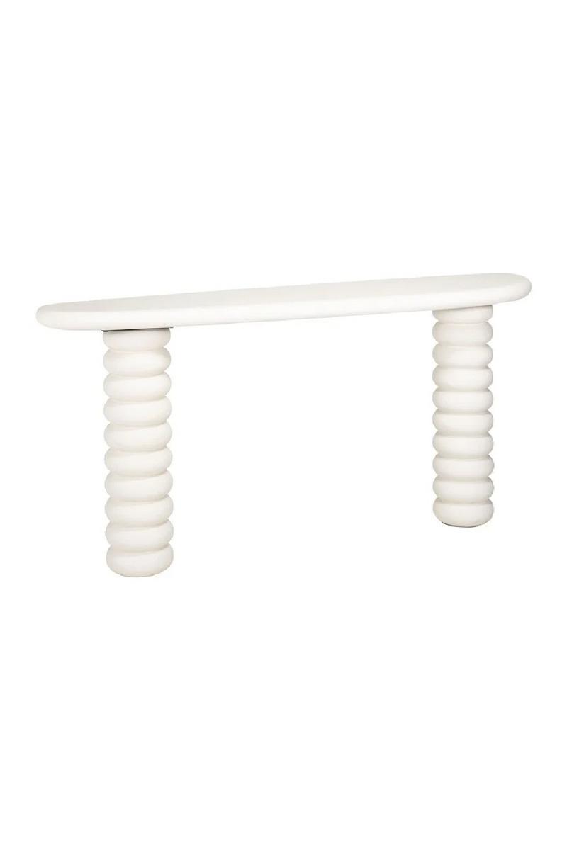 White Modern Console | OROA Bloomstone | Oroatrade.com