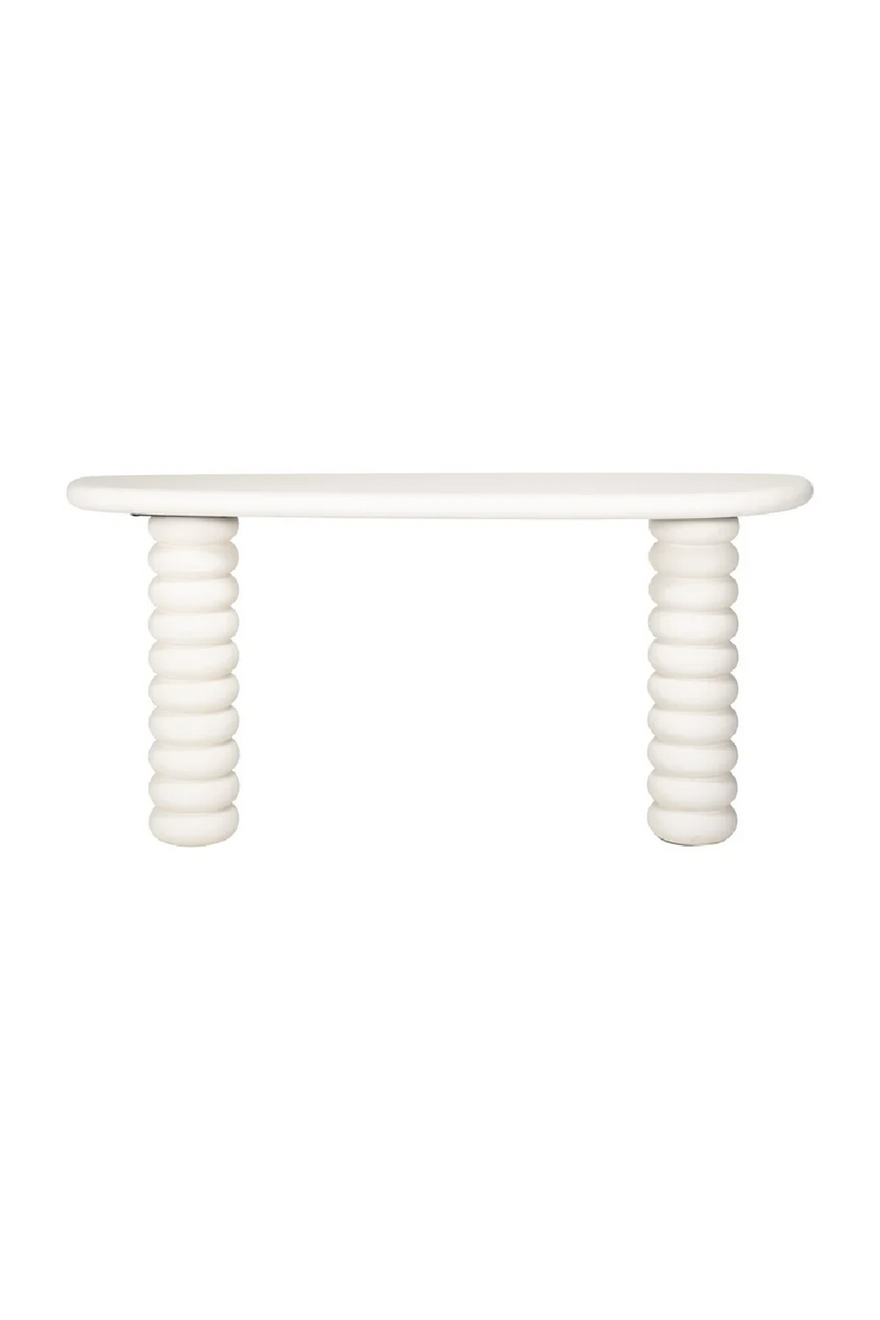 White Modern Console | OROA Bloomstone | Oroatrade.com