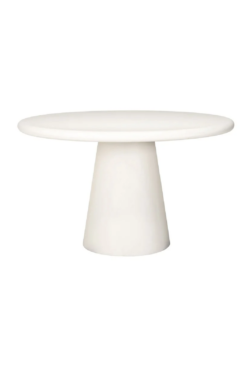 White Pedestal Dining Table | OROA Bloomstone | Oroatrade.com