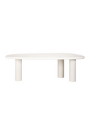White Pebble-Shaped Dining Table | Richmond Interiors Bloomstone | Oroatrade.com