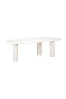 White Pebble-Shaped Dining Table | Richmond Interiors Bloomstone | Oroatrade.com