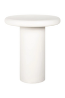 White Round Side Table | Richmond Interiors Bloomstone | Oroatrade.com
