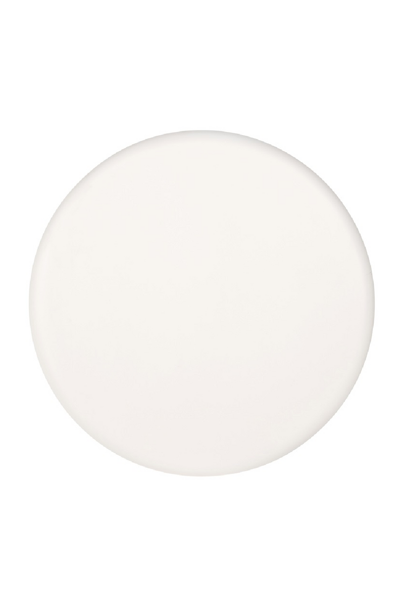 White Round Side Table | OROA Bloomstone | Oroatrade.com