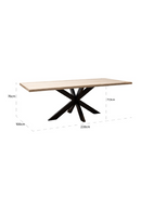 Rectangular Travertine Dining Table | Richmond Interiors Avalon | Oroatrade.com