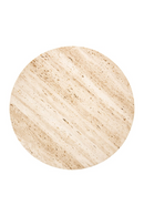 Round Travertine Nesting Side Tables (2) | Richmond Interiors Avalon | Oroatrade.com
