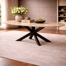 Oval Travertine Dining Table | Richmond Interiors Avalon