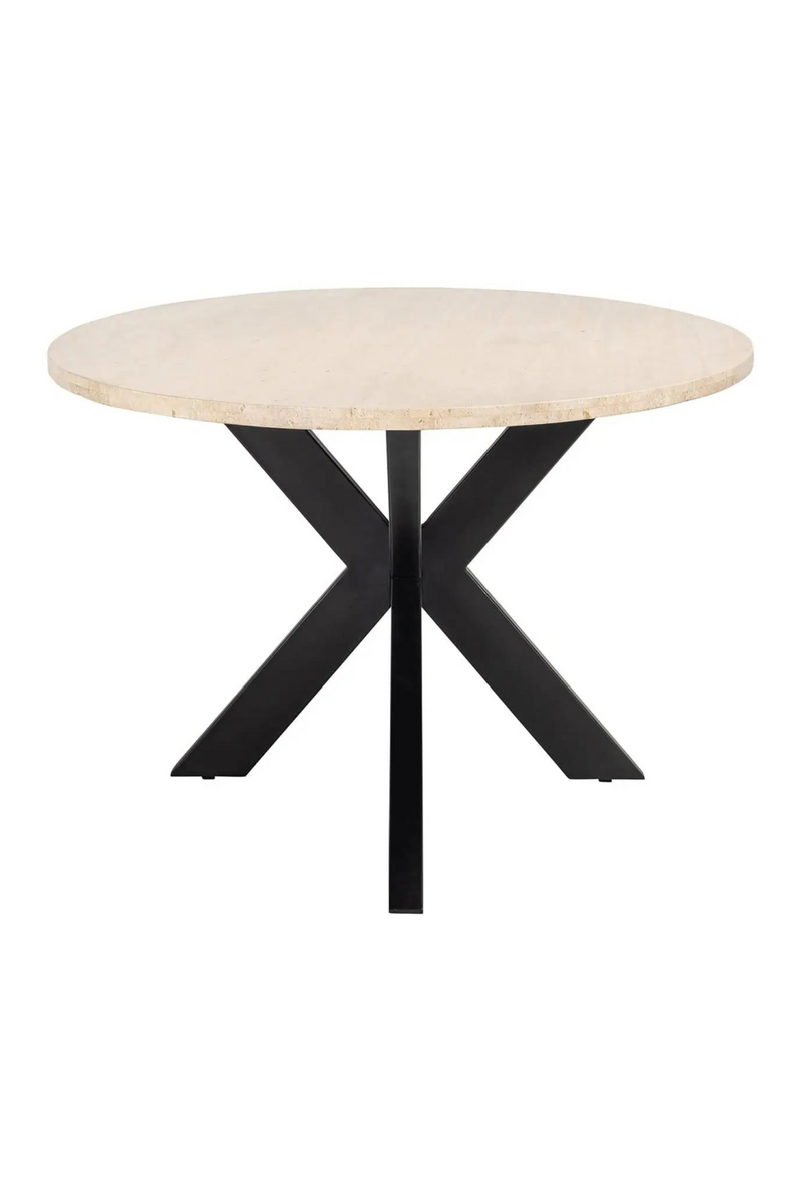 Oval Travertine Dining Table | OROA Avalon | Oroatrade.com