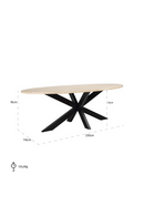 Oval Travertine Dining Table | Richmond Interiors Avalon | Oroatrade.com