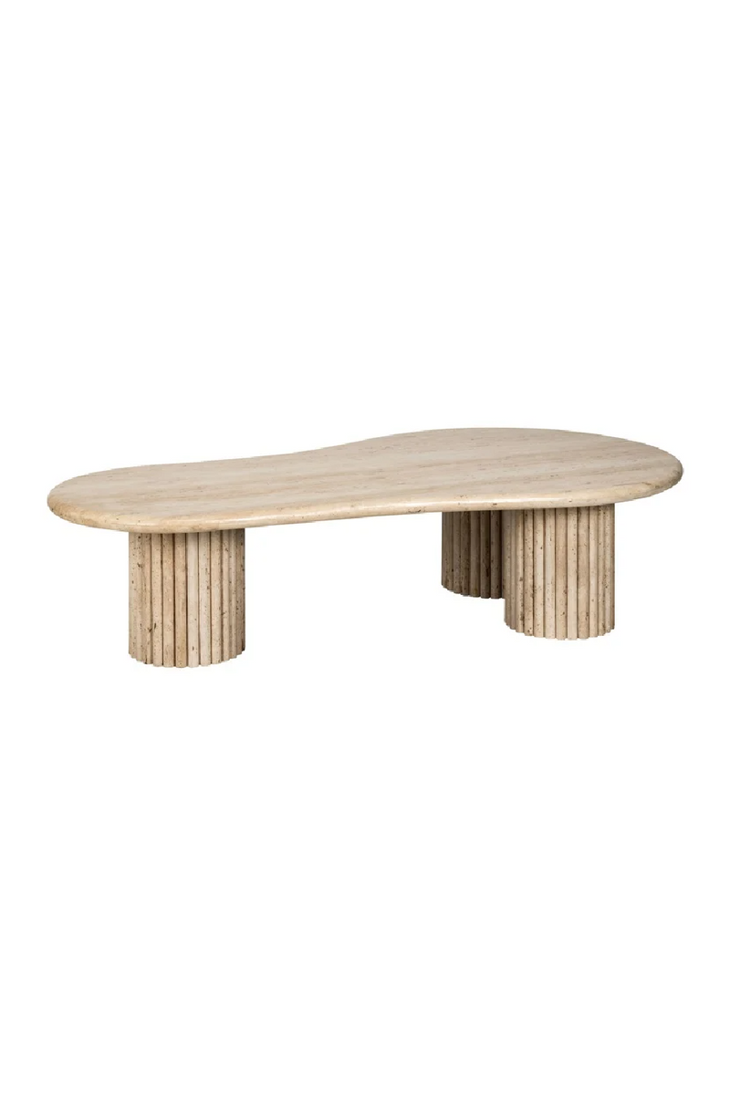 Travertine Organic Coffee Table | OROA La Cantera | Oroatrade.com