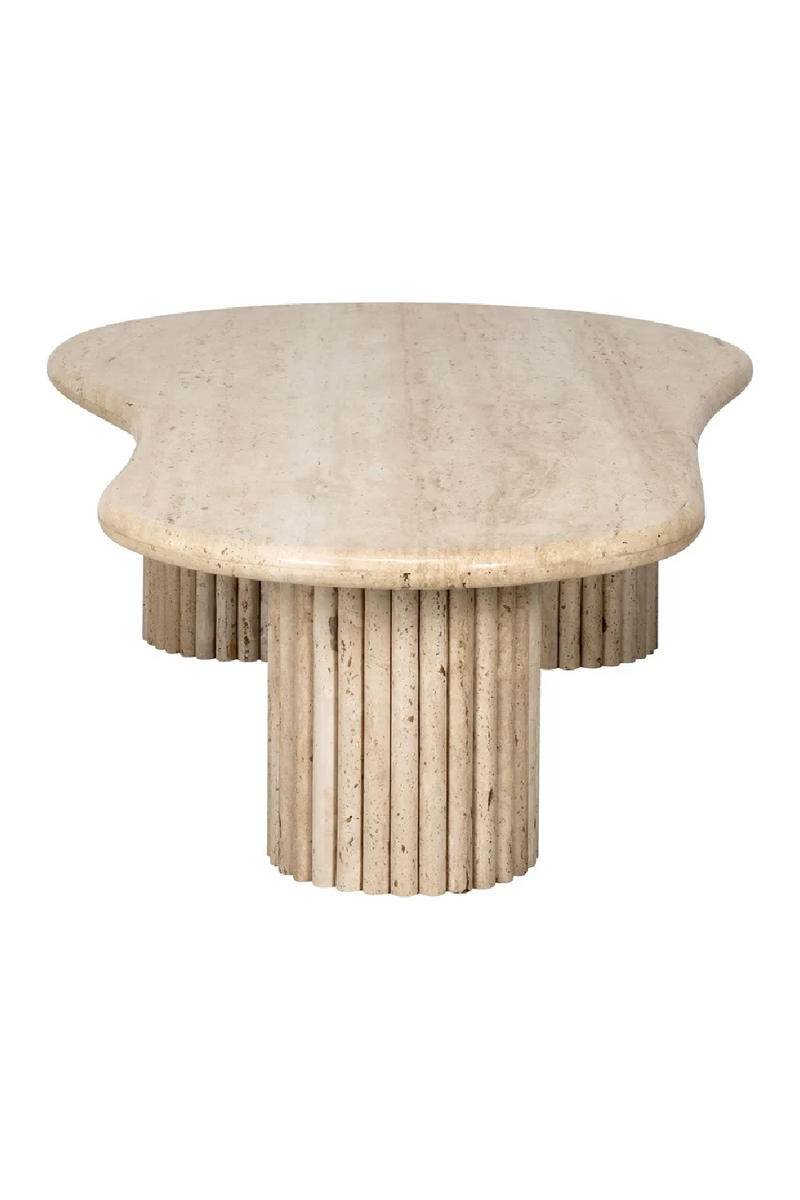 Travertine Organic Coffee Table | OROA La Cantera | Oroatrade.com