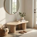 Travertine Organic Coffee Table | Richmond Interiors La Cantera