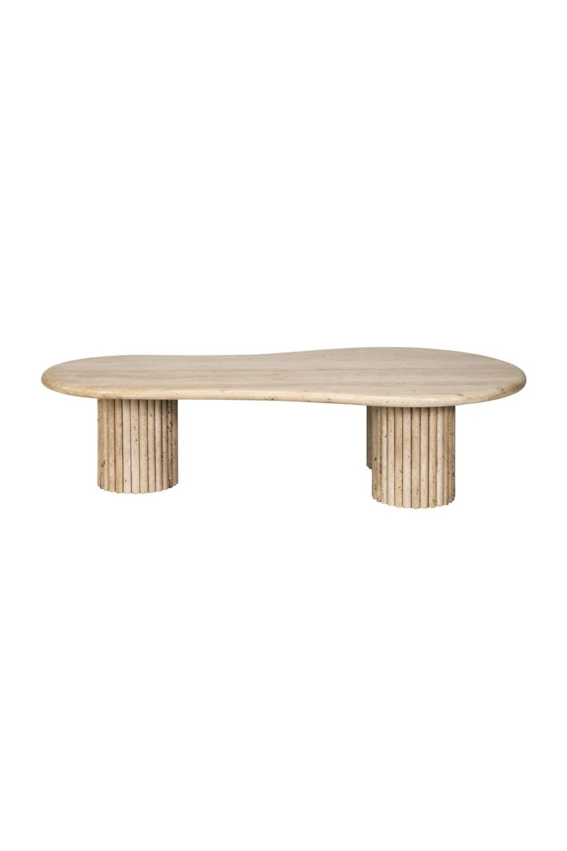 Travertine Organic Coffee Table | OROA La Cantera | Oroatrade.com