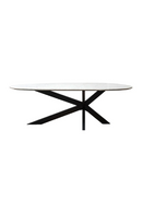 Marble Organic-Shaped Dining Table | Richmond Interiors Trocadero | Oroatrade.com