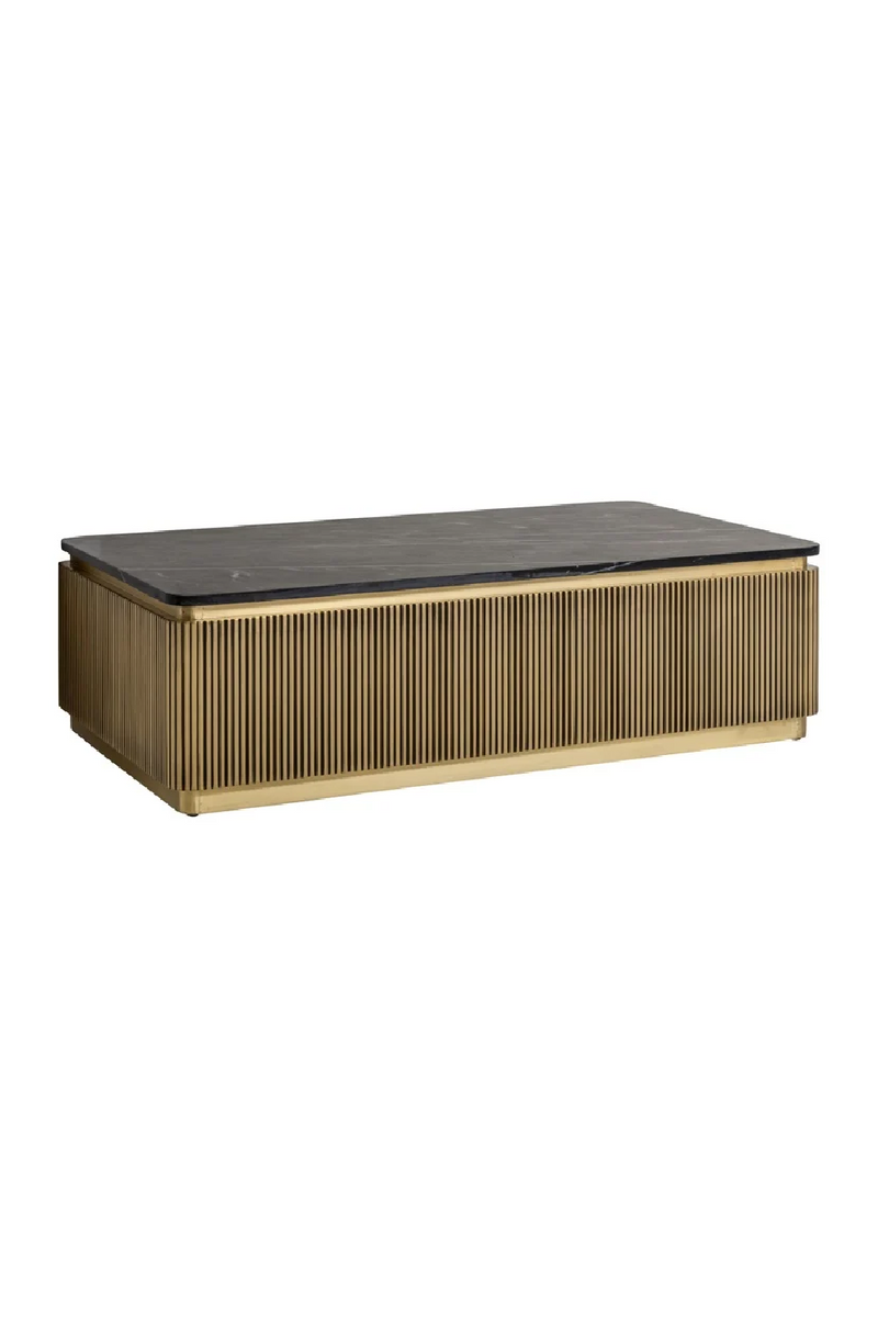 Gold Rectangular Coffee Table | OROA Ironville | Oroatrade.com