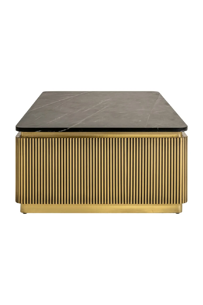 Gold Rectangular Coffee Table | OROA Ironville | Oroatrade.com